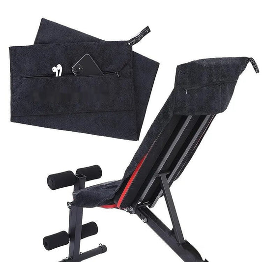 🎁 Redinero™ Premium Anti-Slip Gym Towel with Secure Zipper Pocket (100% off)